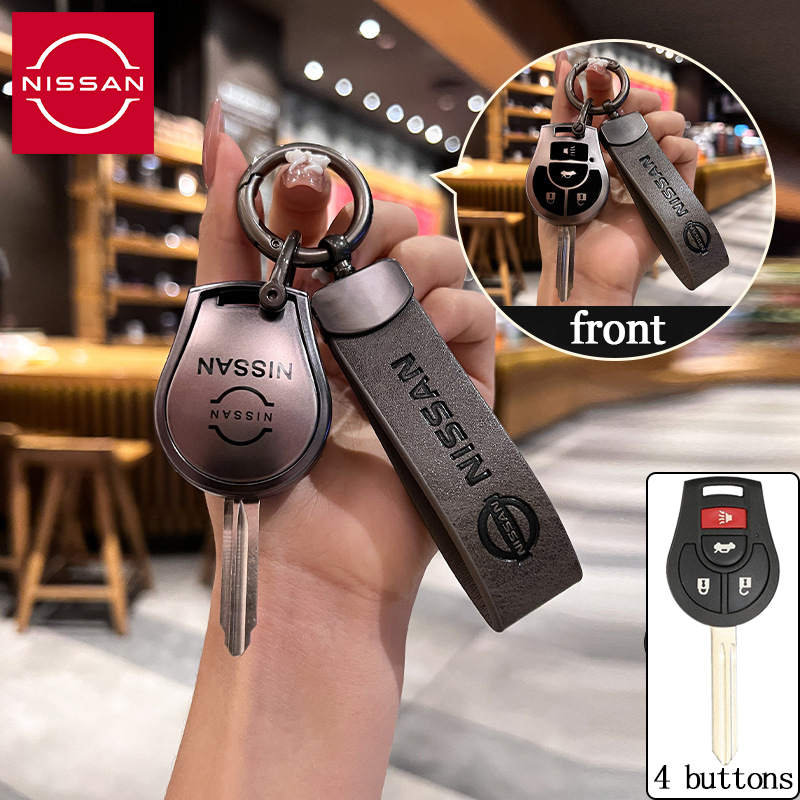 Nissan Car 4-buttons remote key shell for Nissan almera/march/navara ...
