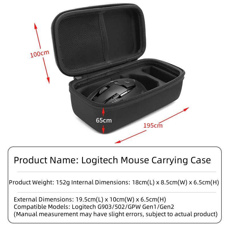 [Noblefu] High Quality Mouse Storage Bag Universal Mouse Case Pouch ...