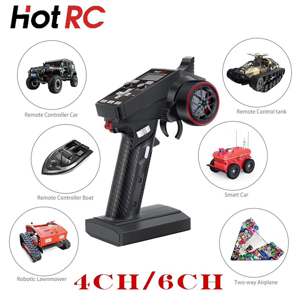 thumbnail image 2 of 3CH 2.4GHz RC Radio Transmitter & Receiver Set – For RC Car Or Boat, Console Design 2 of 6