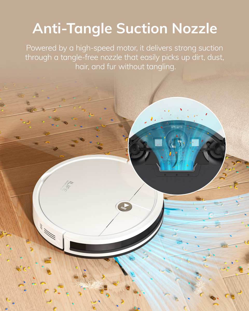 【NEW LAUNCH】ILIFE V2 Intelligent Robot Vacuum cleaner Cordless Auto ...