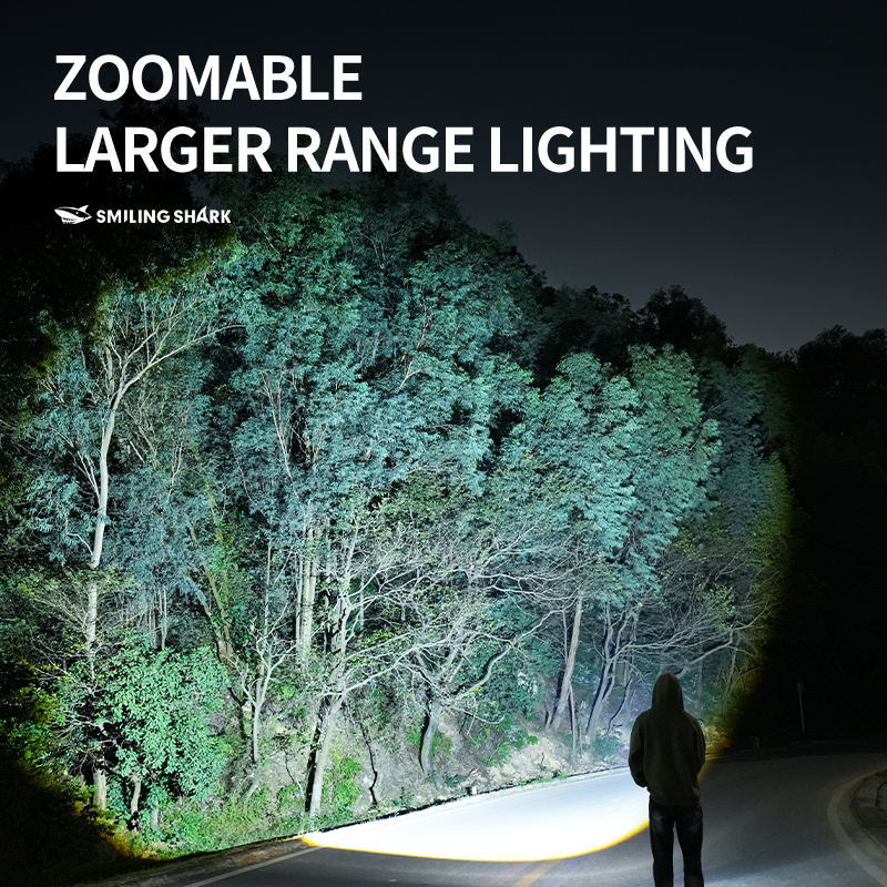 SmilingShark SD5252 UV Flashlight LED + UV395nm Identification Torch ...