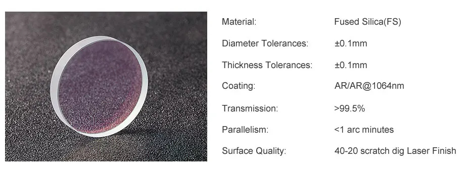 10-Pack Laser Protective Windows – High-Transmission Lenses For Raytools, Precitec, Bodor & More
