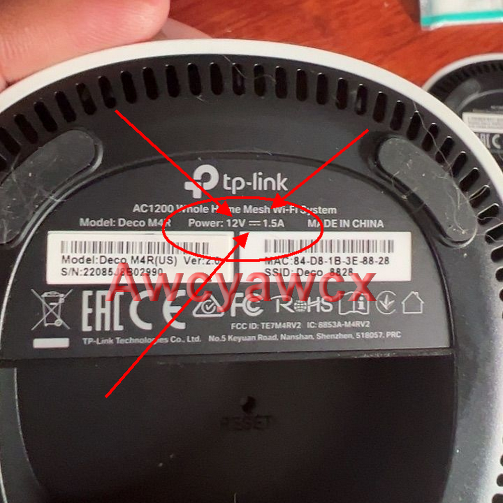 AC 100V-240V DC 12V 1A 1.5A 1.2A power adapter for TP link Tenda TPLINK ...