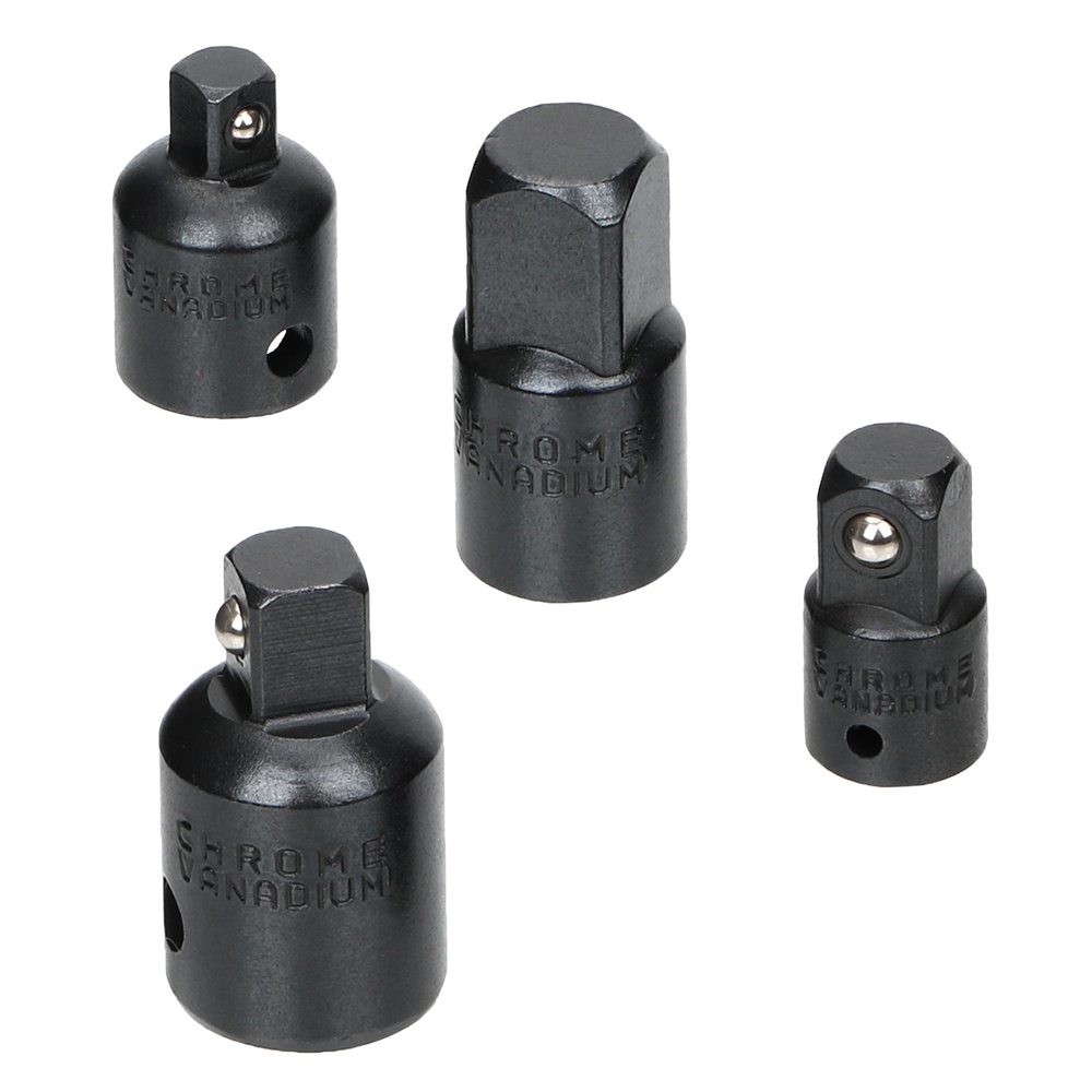 4pcs Socket Adapters 1/4 3/8 1/2 Drive adapter Socket converter square ...