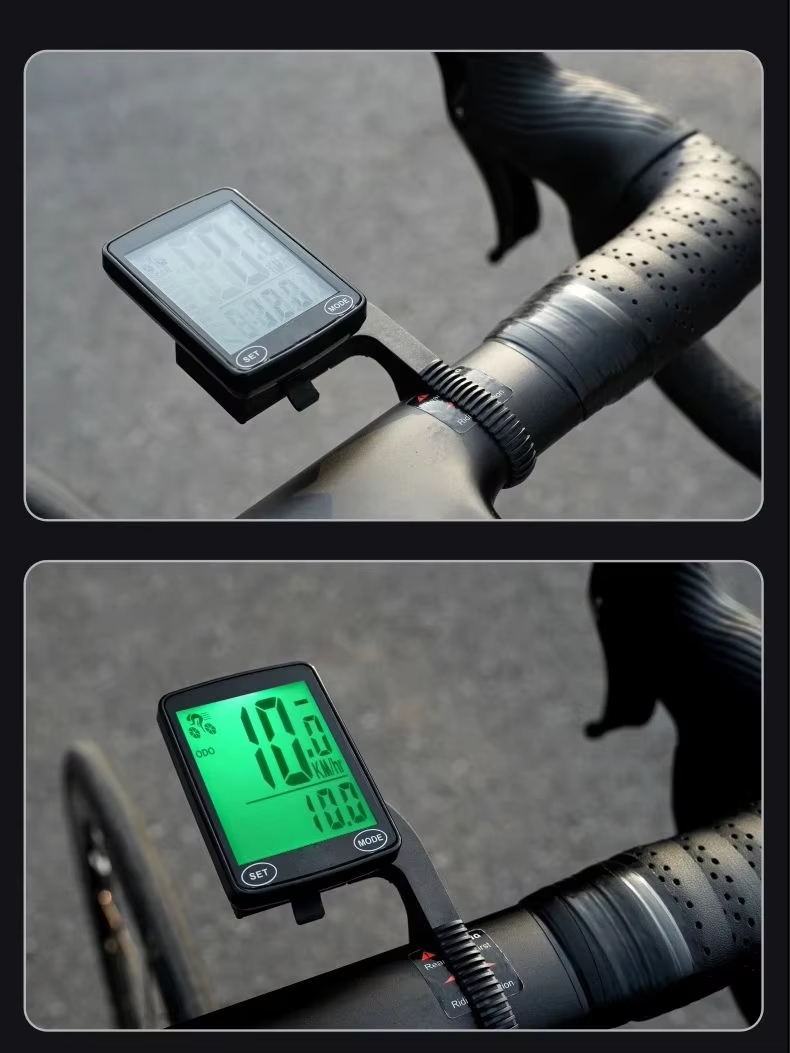 Compact Waterproof Bicycle Computer with Touch Screen - Wireless ...