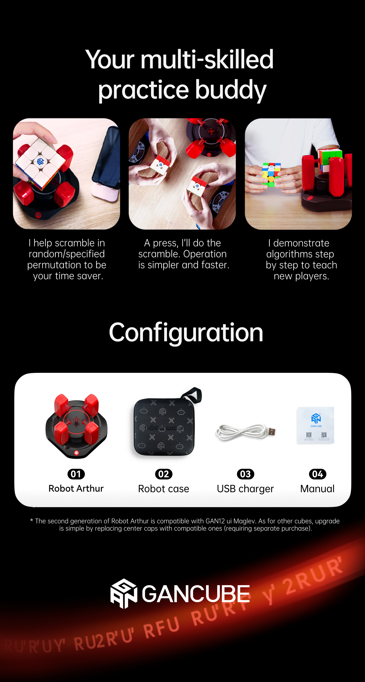GAN Robot Arthur Gan Cube Robot Cube Solving Machine Automatic Puzzle ...
