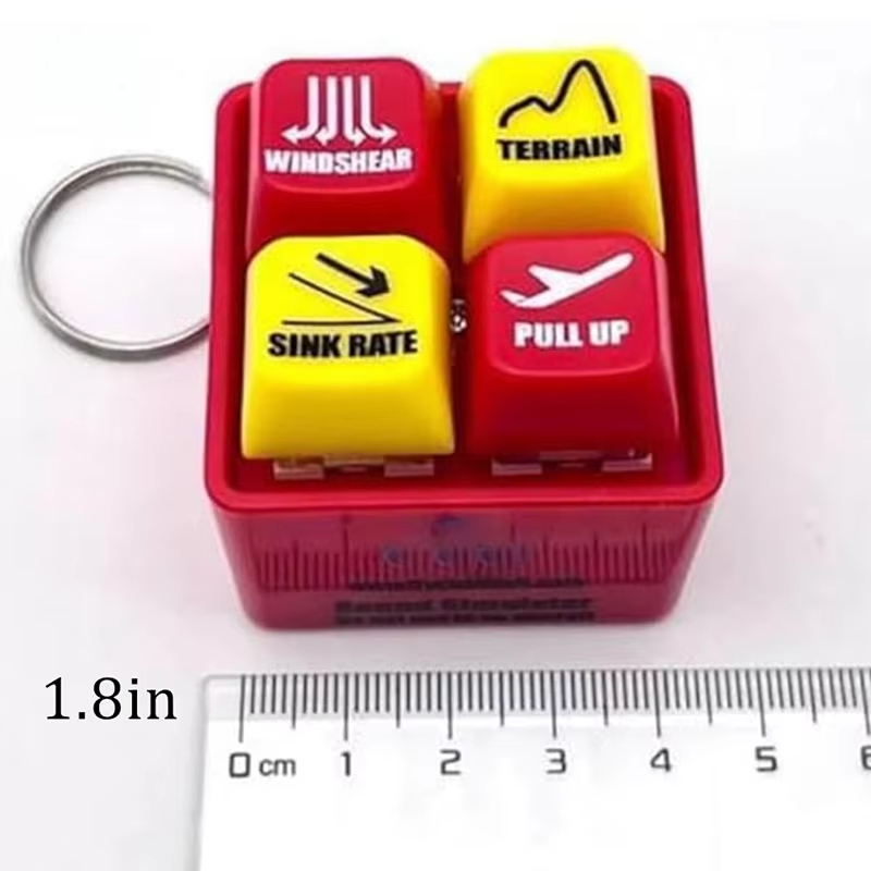 EGPWS 737 Warning Sound Airplane Emergency Alert Keychains Black Mamba ...