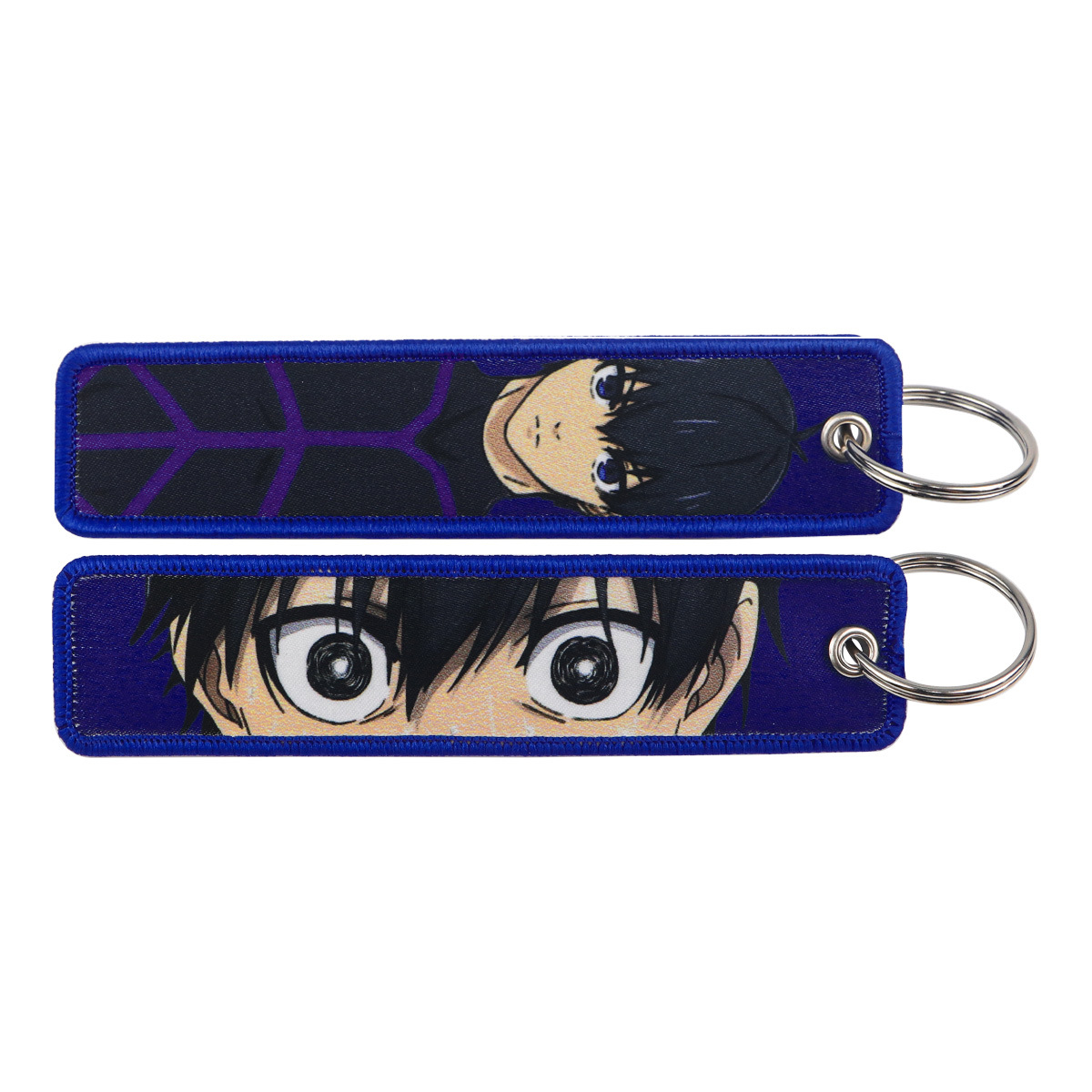 Anime Jujutsu Kaisen Embroidery Key Japanese Manga Satoru Gojo Key Tag ...
