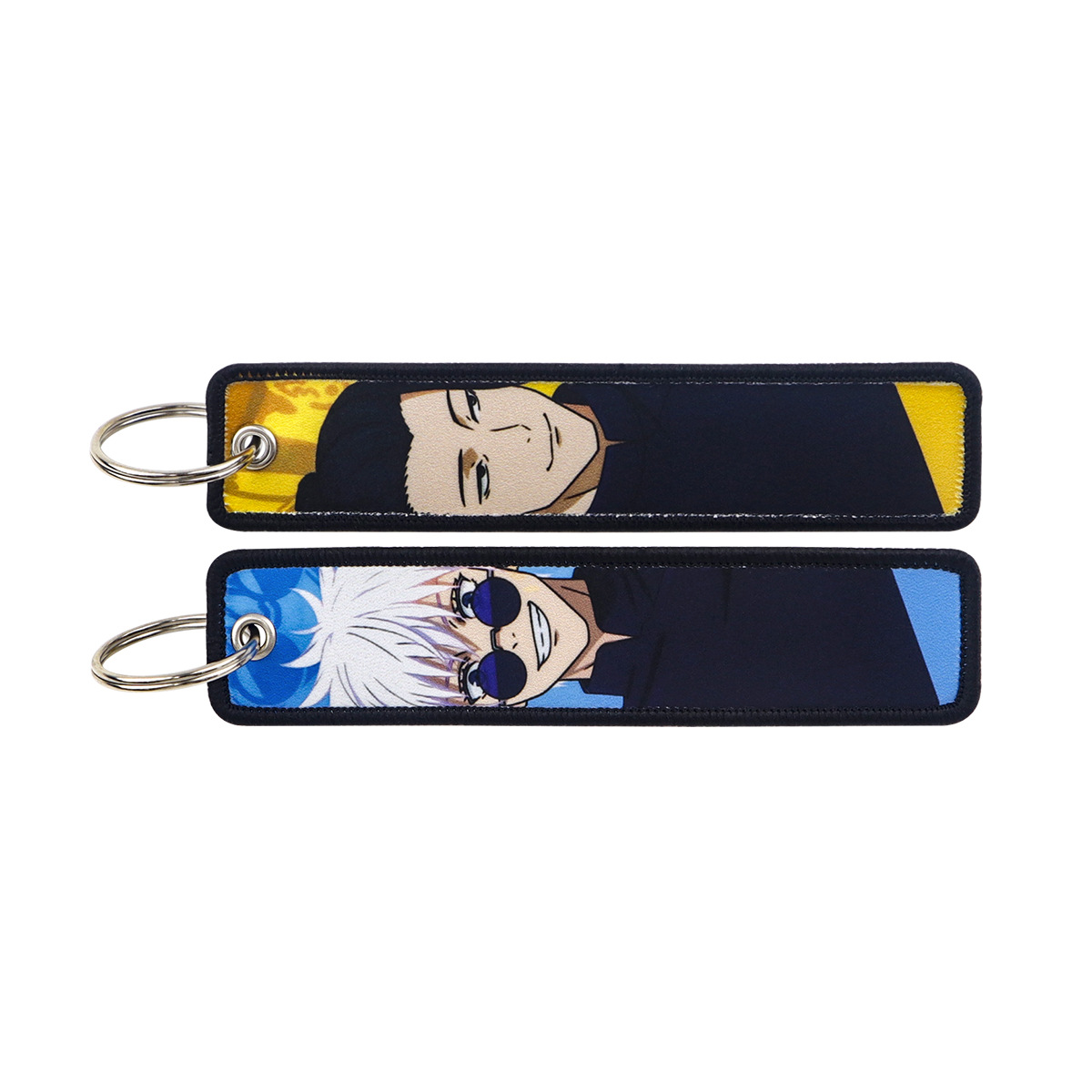 Anime Jujutsu Kaisen Embroidery Key Japanese Manga Satoru Gojo Key Tag ...