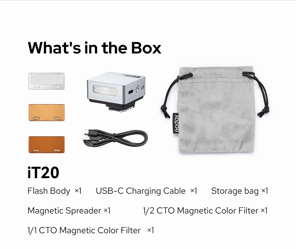 Godox IT20 C IT20C Mini GODOX Flash For Canon EOS M50,5D Mark IV,750D - View #3