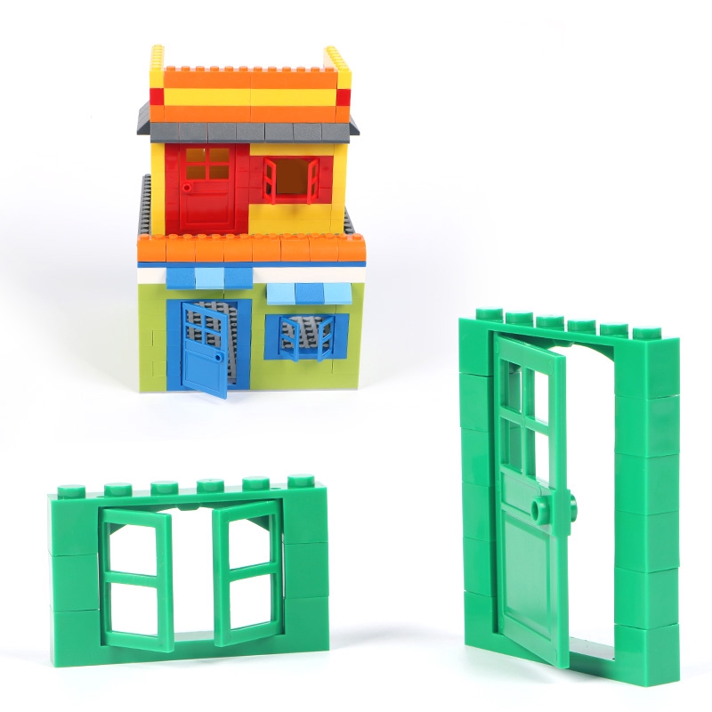 102pcs Door Window Brick Bulk DIY House Building Blocks Compatilbe with ...