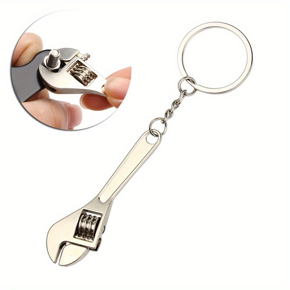 All-in-One Mini Keychain Wrench Portable Adjustable Tool for Car Bike ...