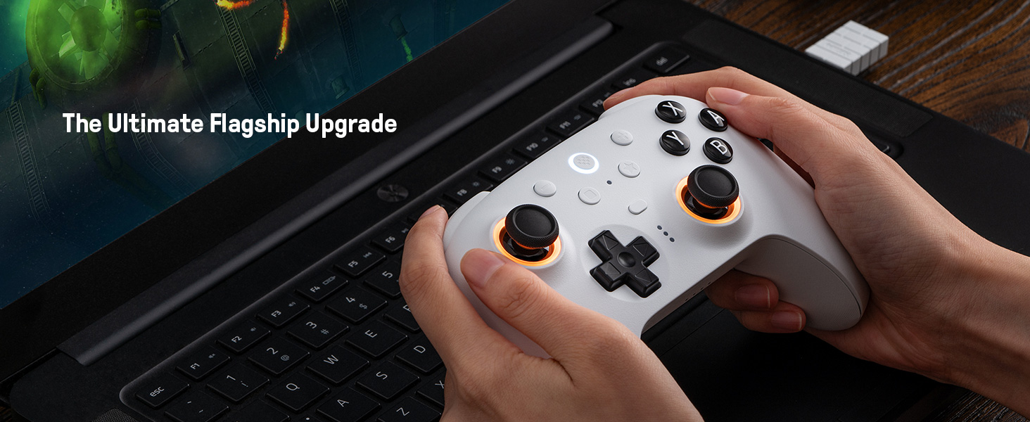 8BitDo Ultimate 2 Bluetooth Controller Premium Wireless Gamepad with ...