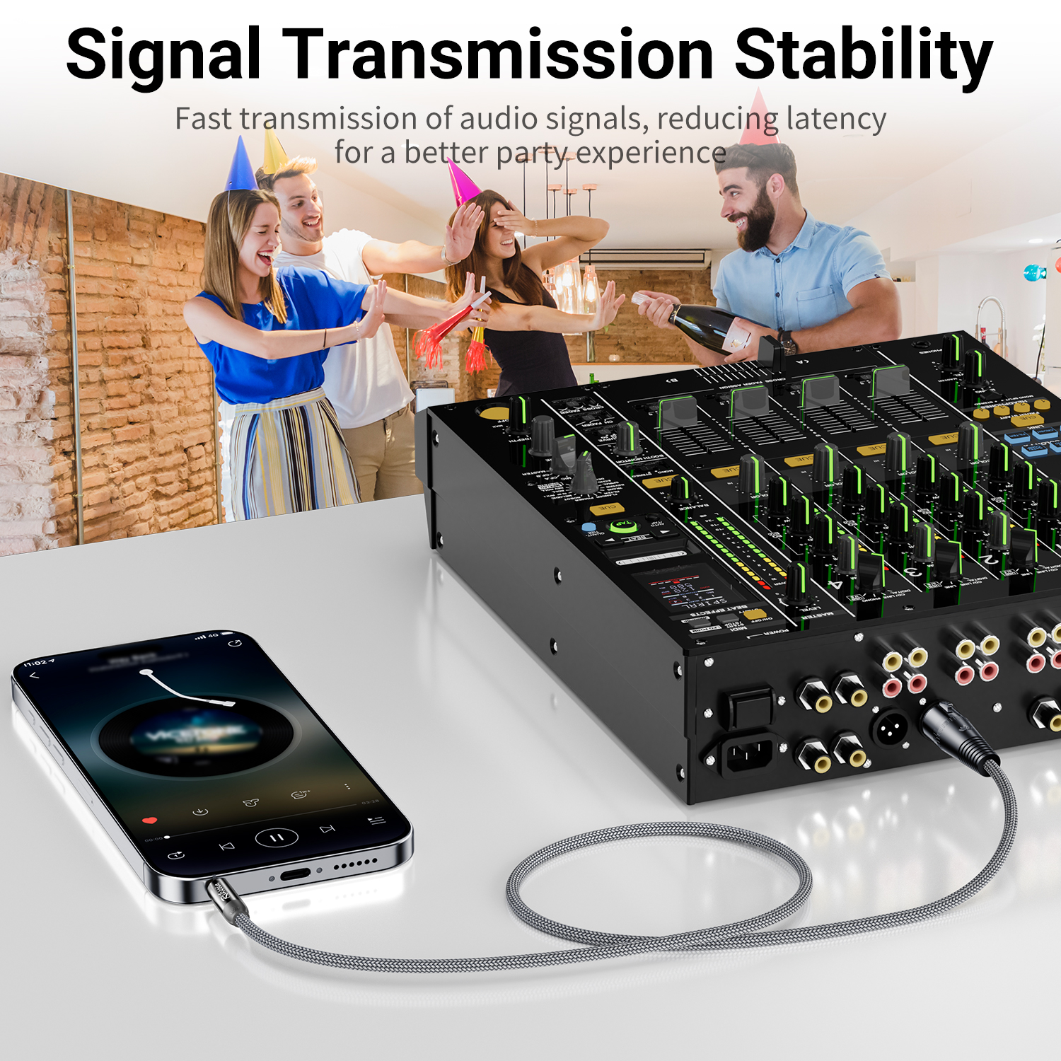 XLR Female to 3.5mm TRS Male Audio Cable for Microphone to Camera ...