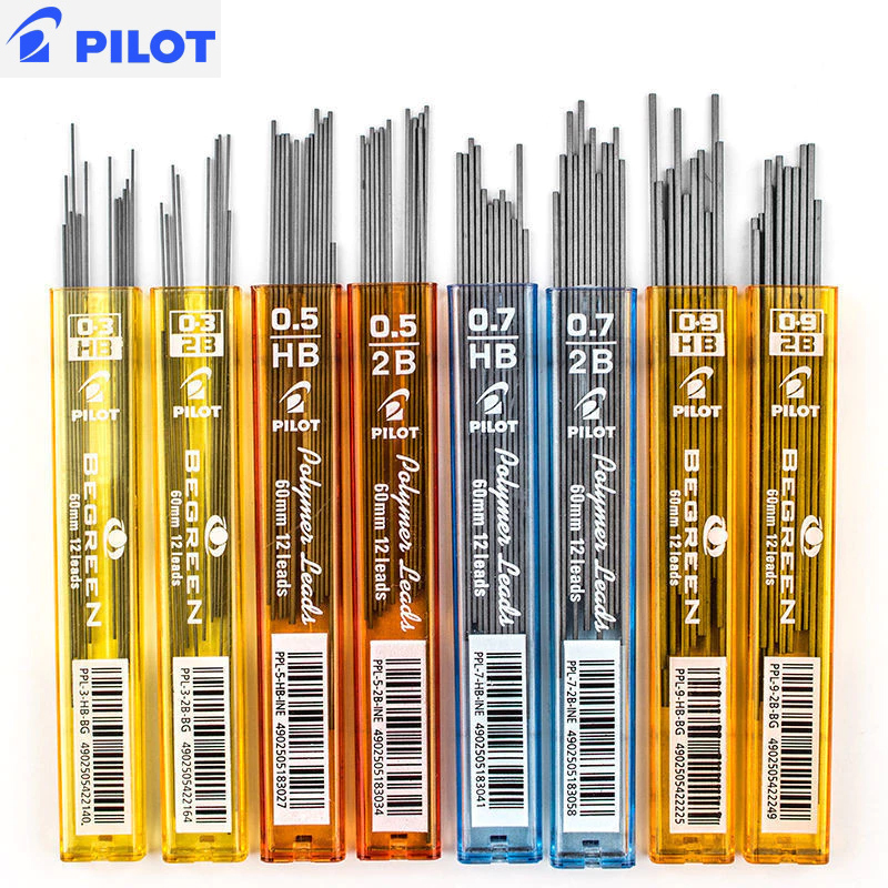 1Pcs Japan PILOT Mechanical Pencil Lead PPL-5-HB-INE 0.3mm 0.5mm 0.7mm ...