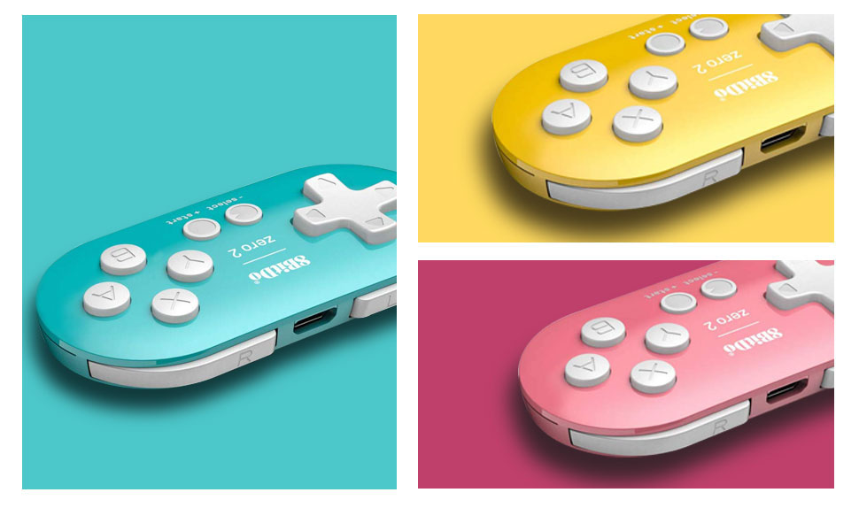 8BitDo Zero 2 Bluetooth Gamepad Switch Mini Controller For Nintendo ...