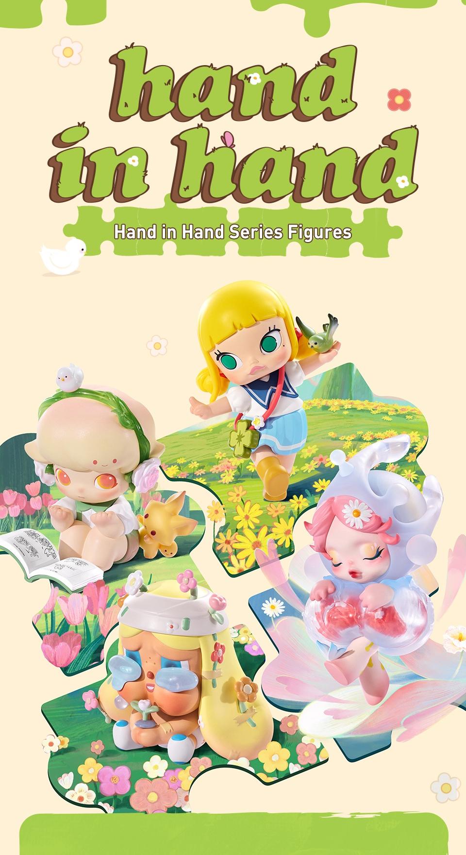 Hand in Hand Series Figures Little Hands Holding Little Hands Blind Box ...
