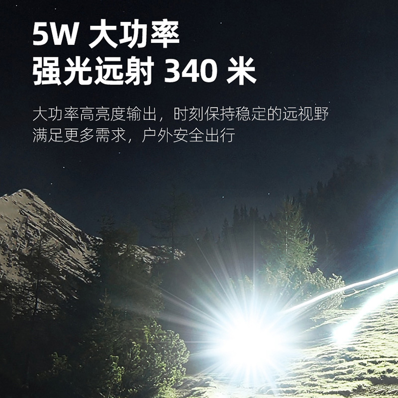 SUPERFIRE M16 5W LED Work Lamp Light USB Rechargeable Searchlight ...