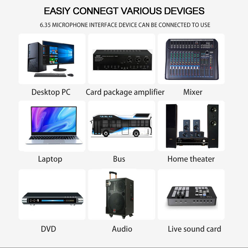 Wireless Microphone Bluetooth Microphone Work Range 150m Karaoke ...
