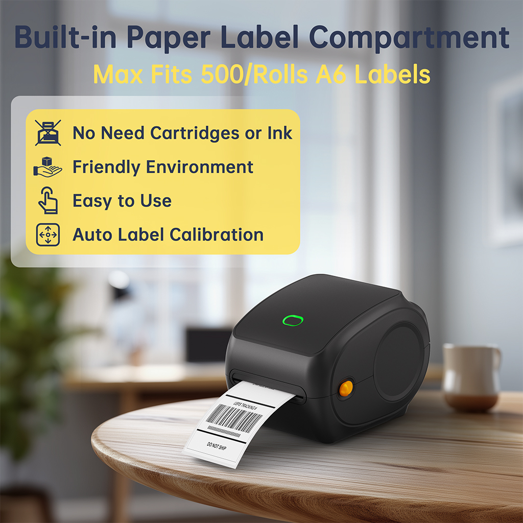 Flashlabel A6 waybill printer Bluetooth USB, thermal printer, portable ...