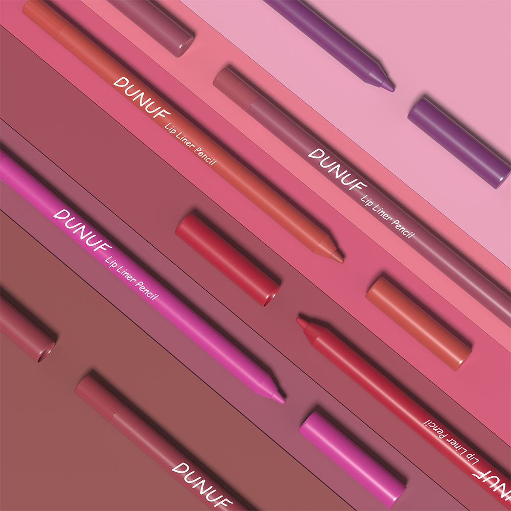 DUNUF 1pc Velvet Matte Lip Liner Pencil Set - Long-Lasting, Non-Drying ...