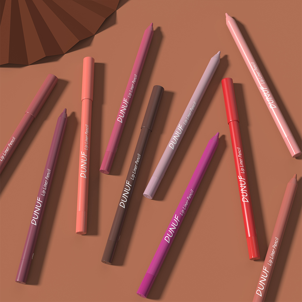 DUNUF 1pc Velvet Matte Lip Liner Pencil Set - Long-Lasting, Non-Drying ...