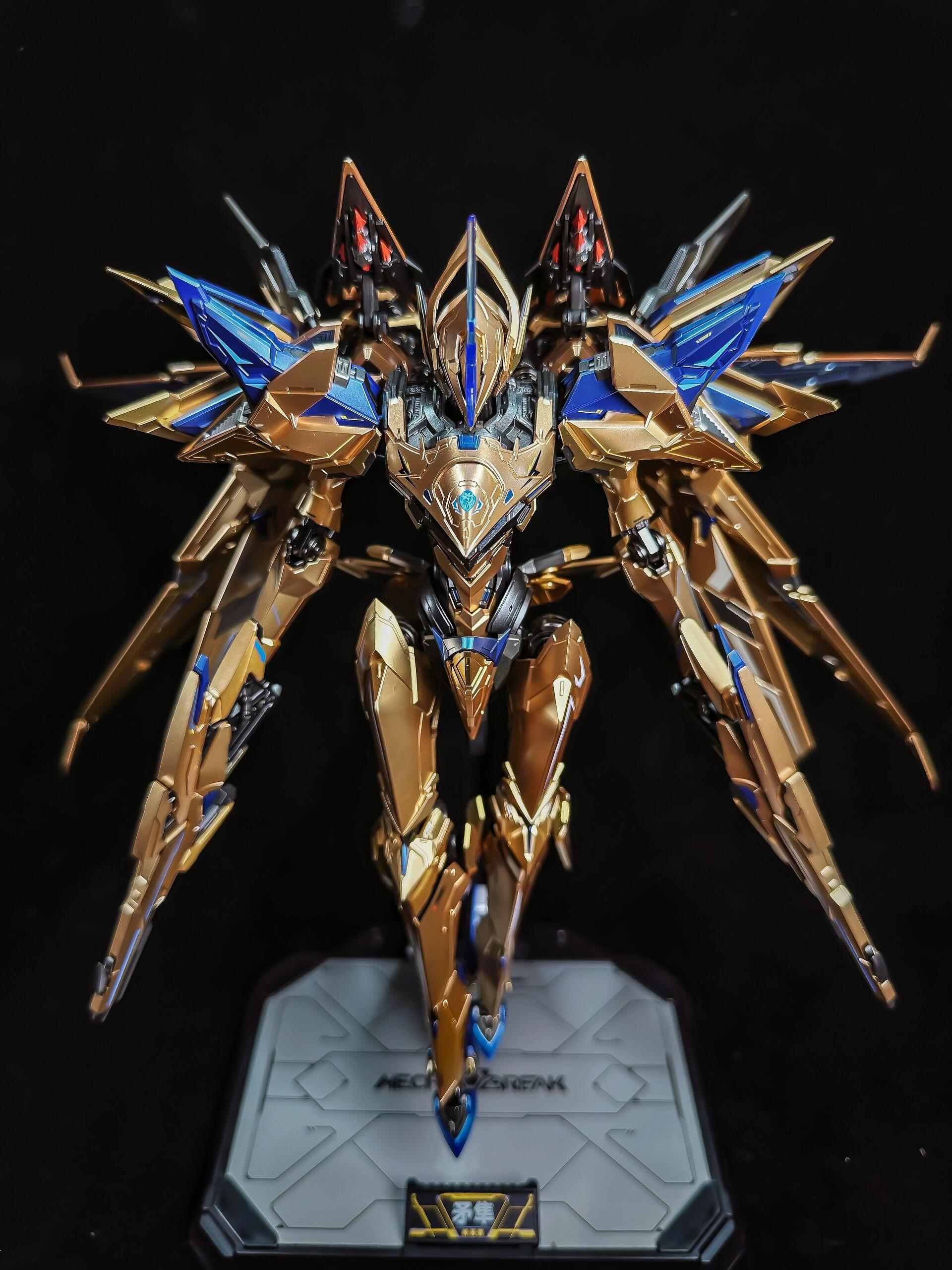 Moshow X Mecha BREAK 1/64 Illustrious Class UBP-R02T FALCON Mecha Glod ...