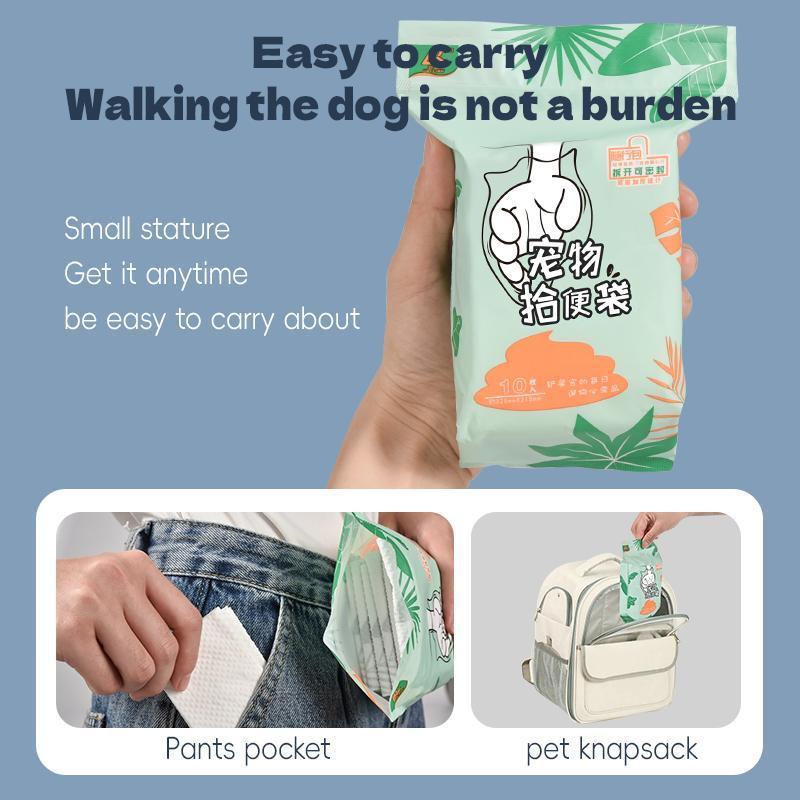 Dog Poop Bag Waste disposable Pet Poop Bag Pet Poop Bags Supplies For ...