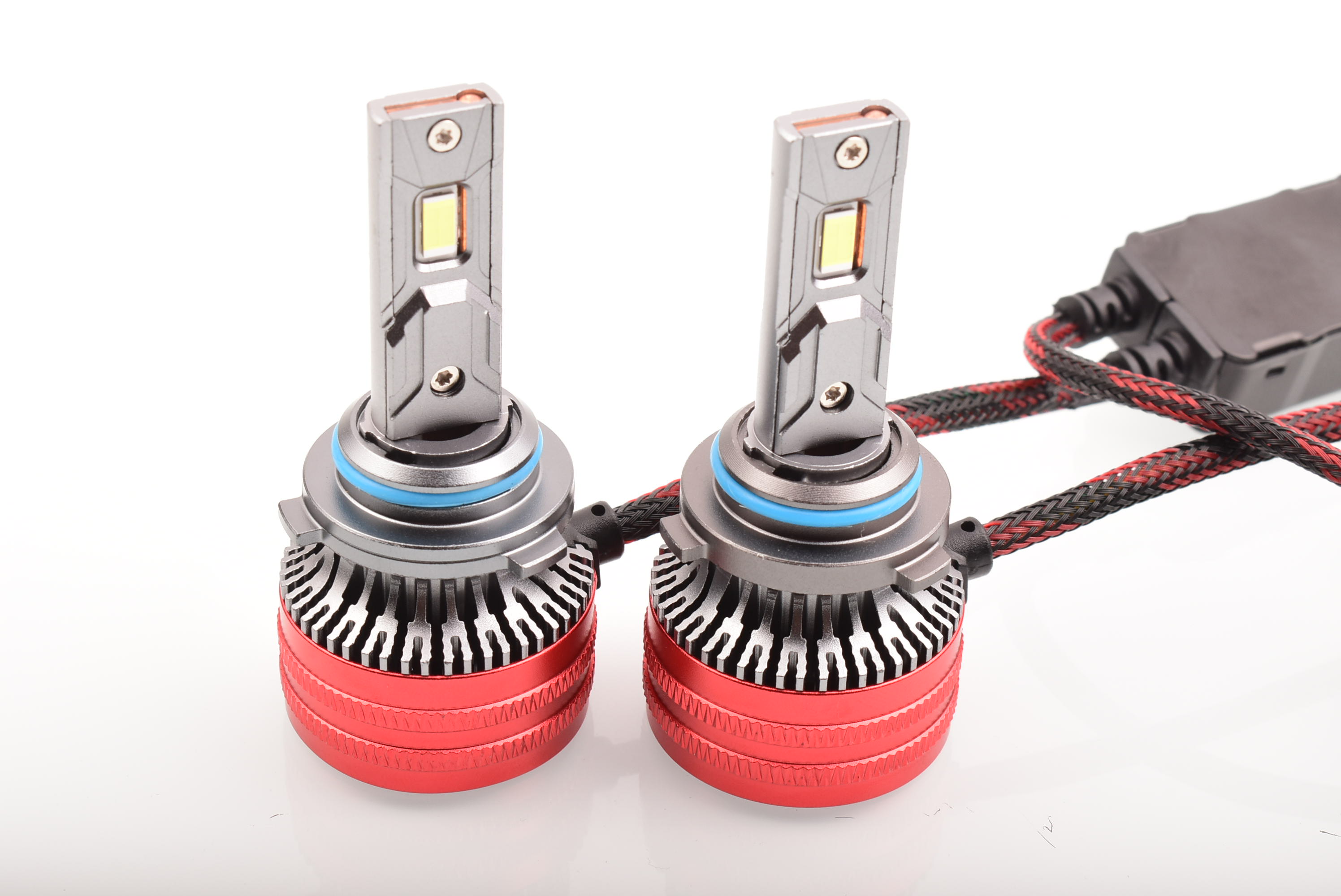 2PCS H7 H4 HB3 HB4 HIR2 H11 H1 LED Headlight Bulb 130W 20000Lm 6000K ...