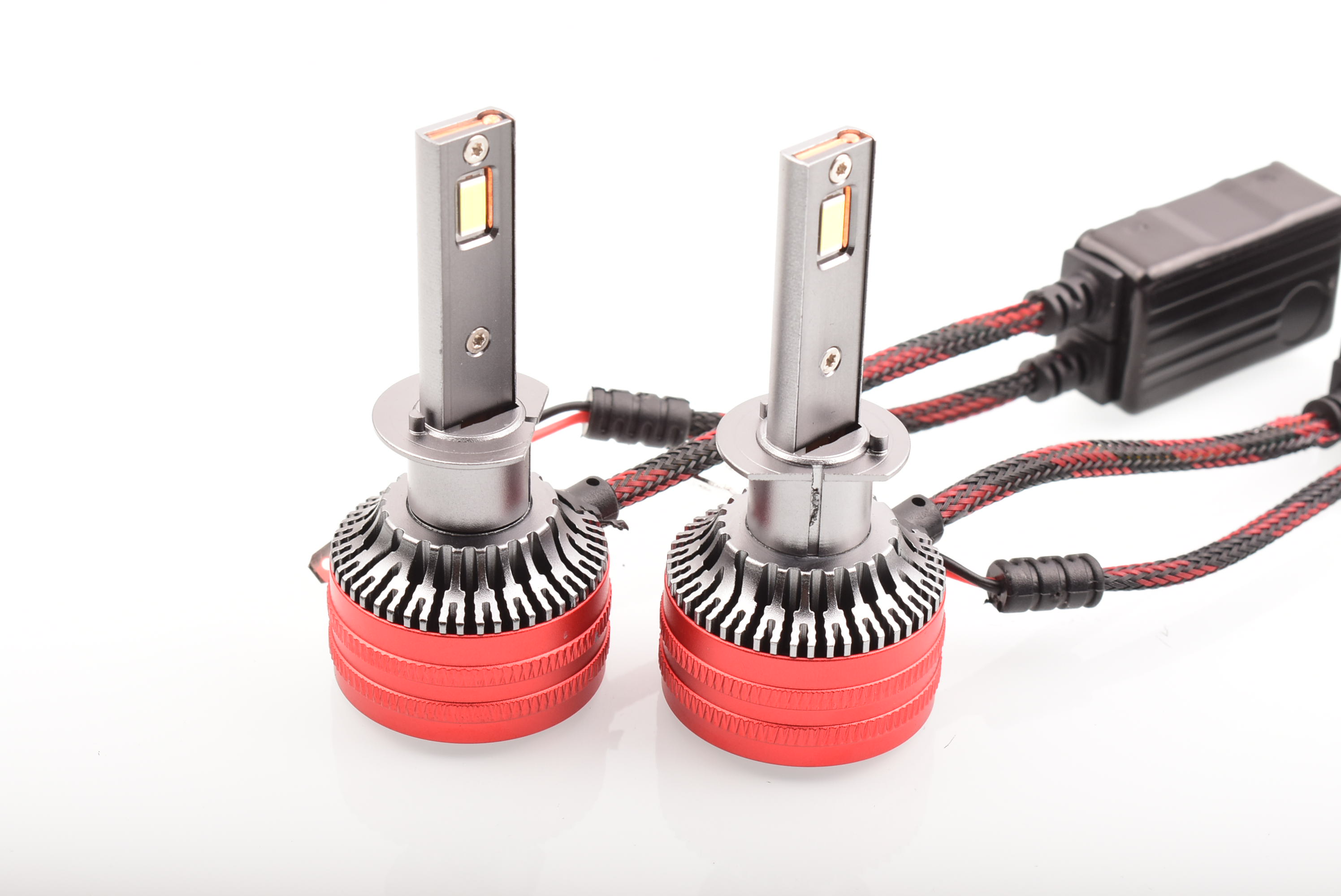 2PCS H7 H4 HB3 HB4 HIR2 H11 H1 LED Headlight Bulb 130W 20000Lm 6000K ...