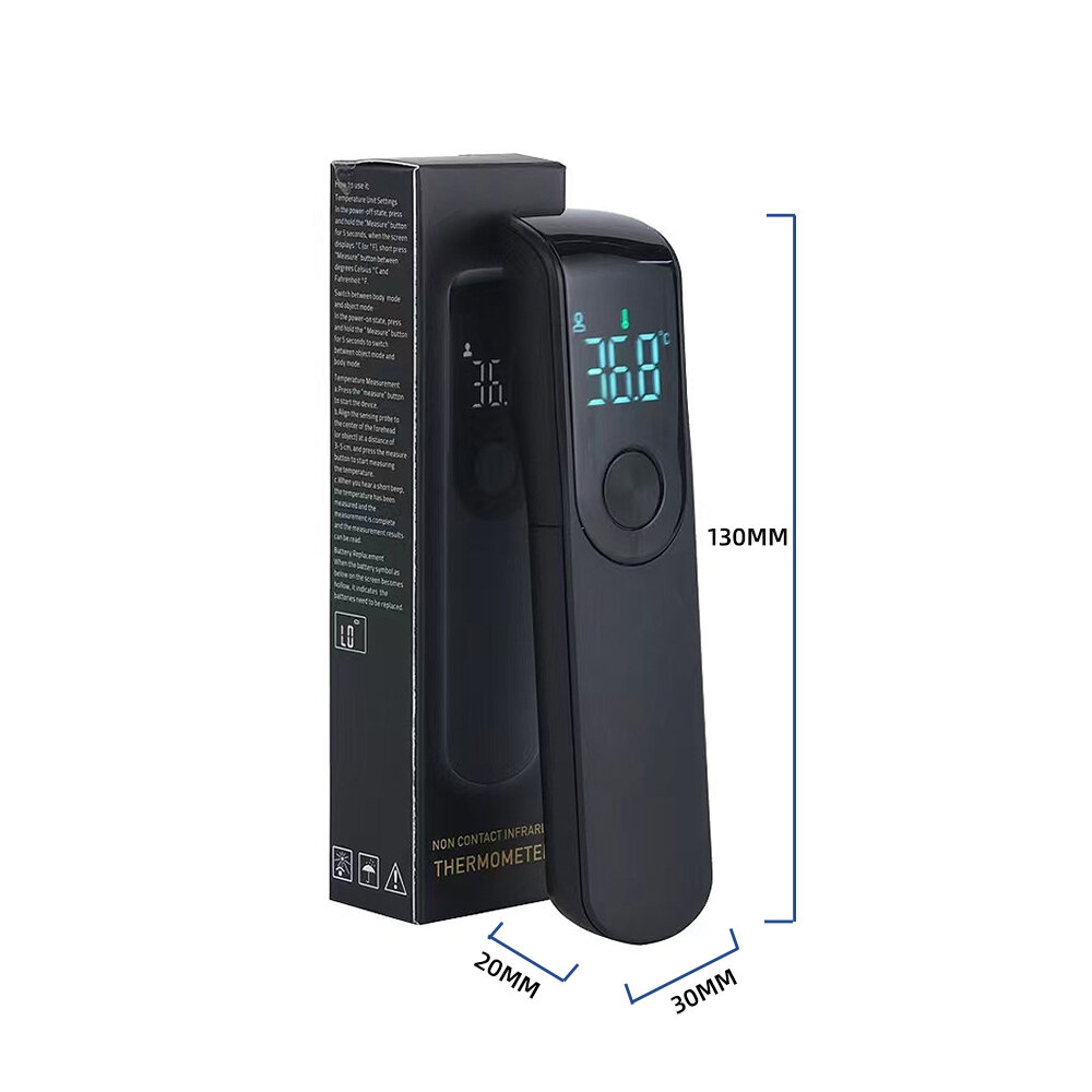 [LOCAL READY STOCKS] Thermometer Contactless Infrared Digital Forehead ...