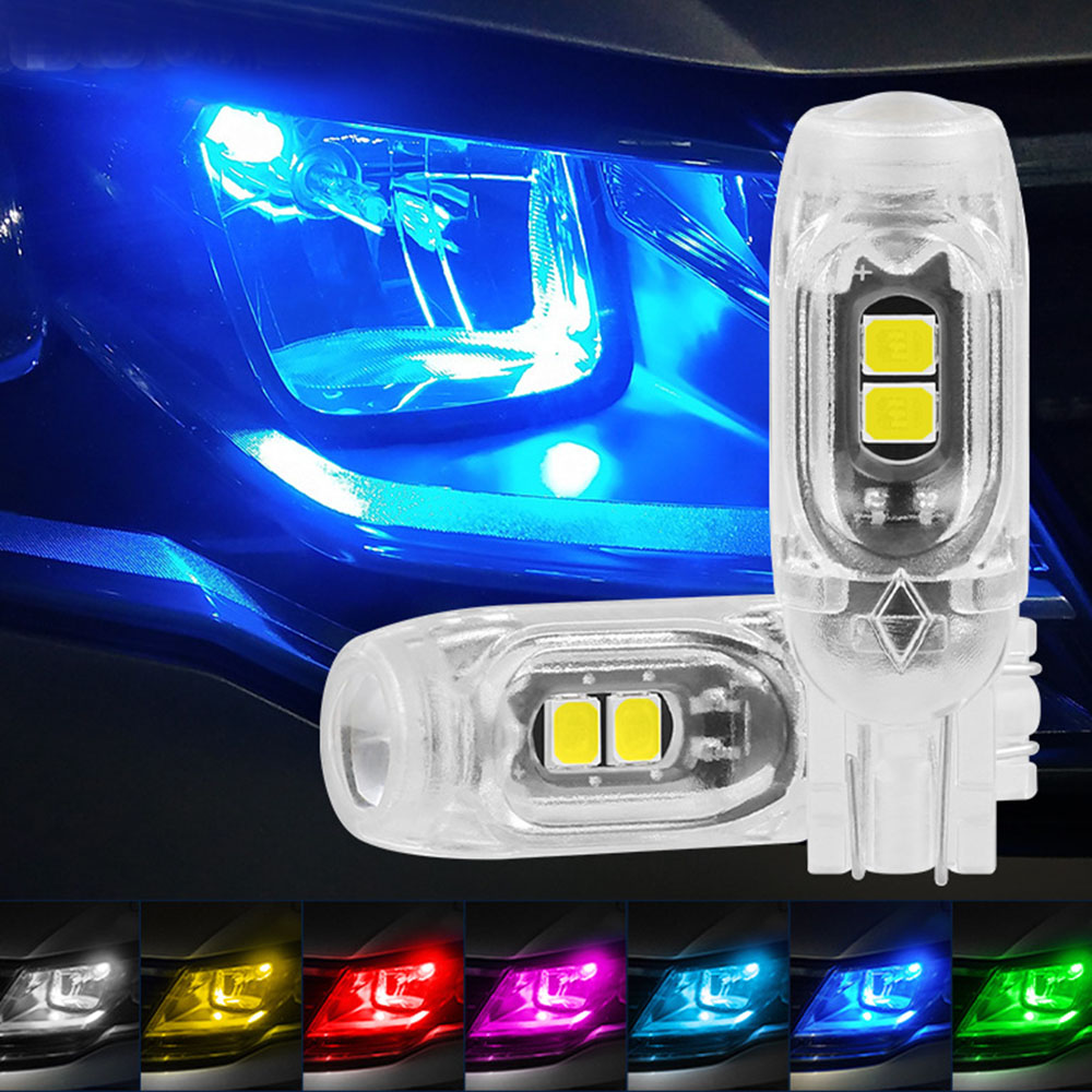 T10 W5W Led Flash Strobe Bulb Flashing Interior Parking License Car ...