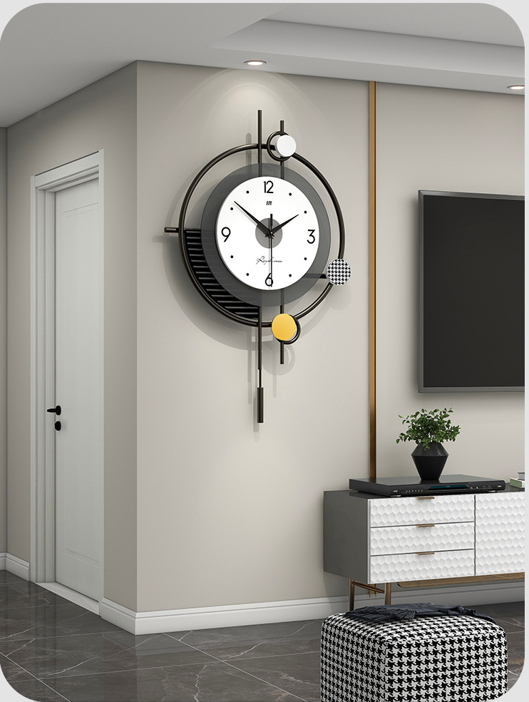 Creative Clock Living Room Dining Room Clock Wall Decor Nordic ...