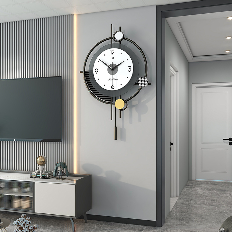 Creative Clock Living Room Dining Room Clock Wall Decor Nordic ...