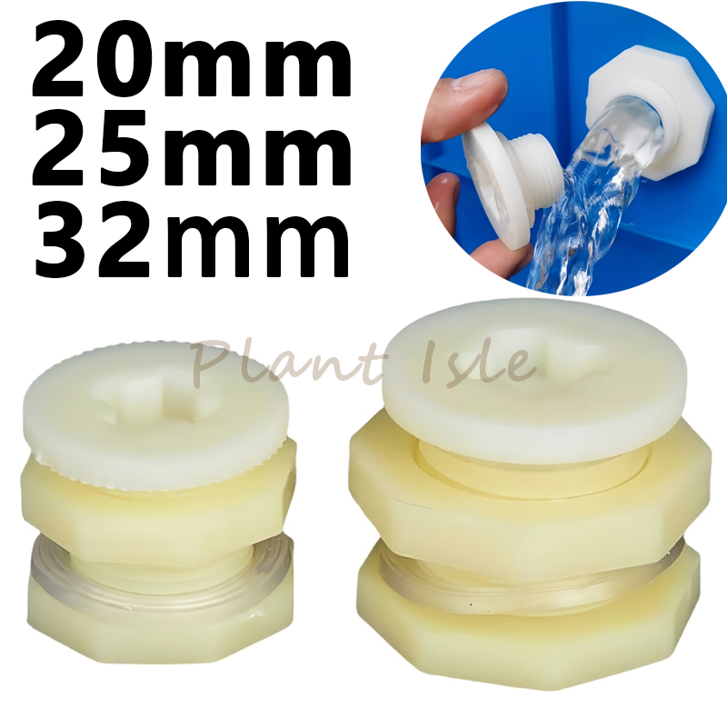 ABS Water Tank Connector Gasket Pipe Fittings with Plugs Thread PVC ...