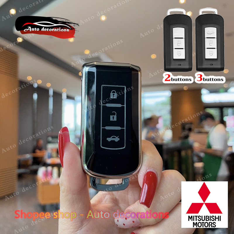 2/3buttons car key case For Mitsubishi Xpander Attrage Outlander Triton ...