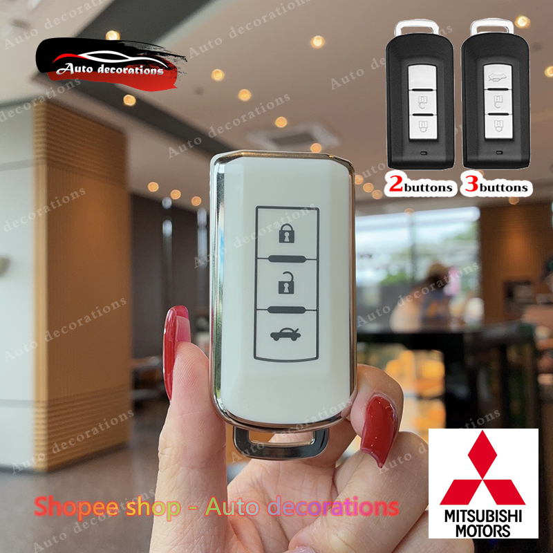 2/3buttons car key case For Mitsubishi Xpander Attrage Outlander Triton ...