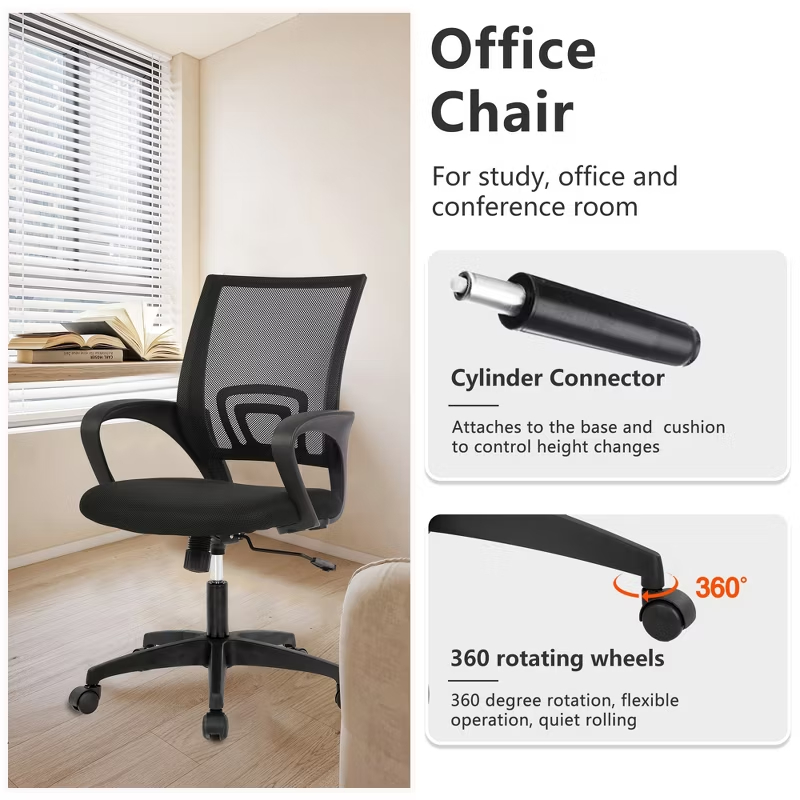 Rotating Office Chair Breathable Computer Chair Adjustable Swivel Chair ...