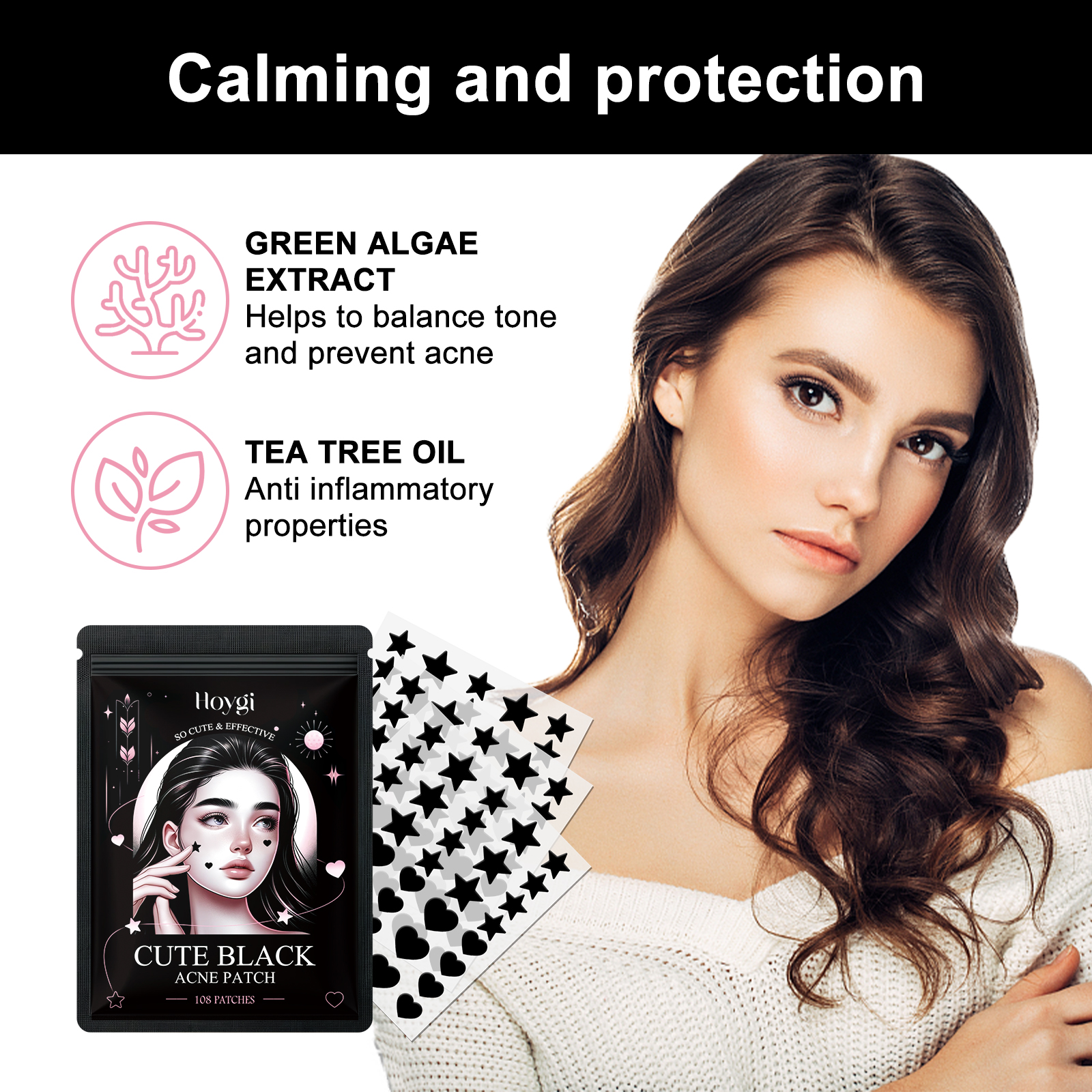 Acne Pimple Patch Waterproof Acne Cover Treatment Healing Pimple Remove ...
