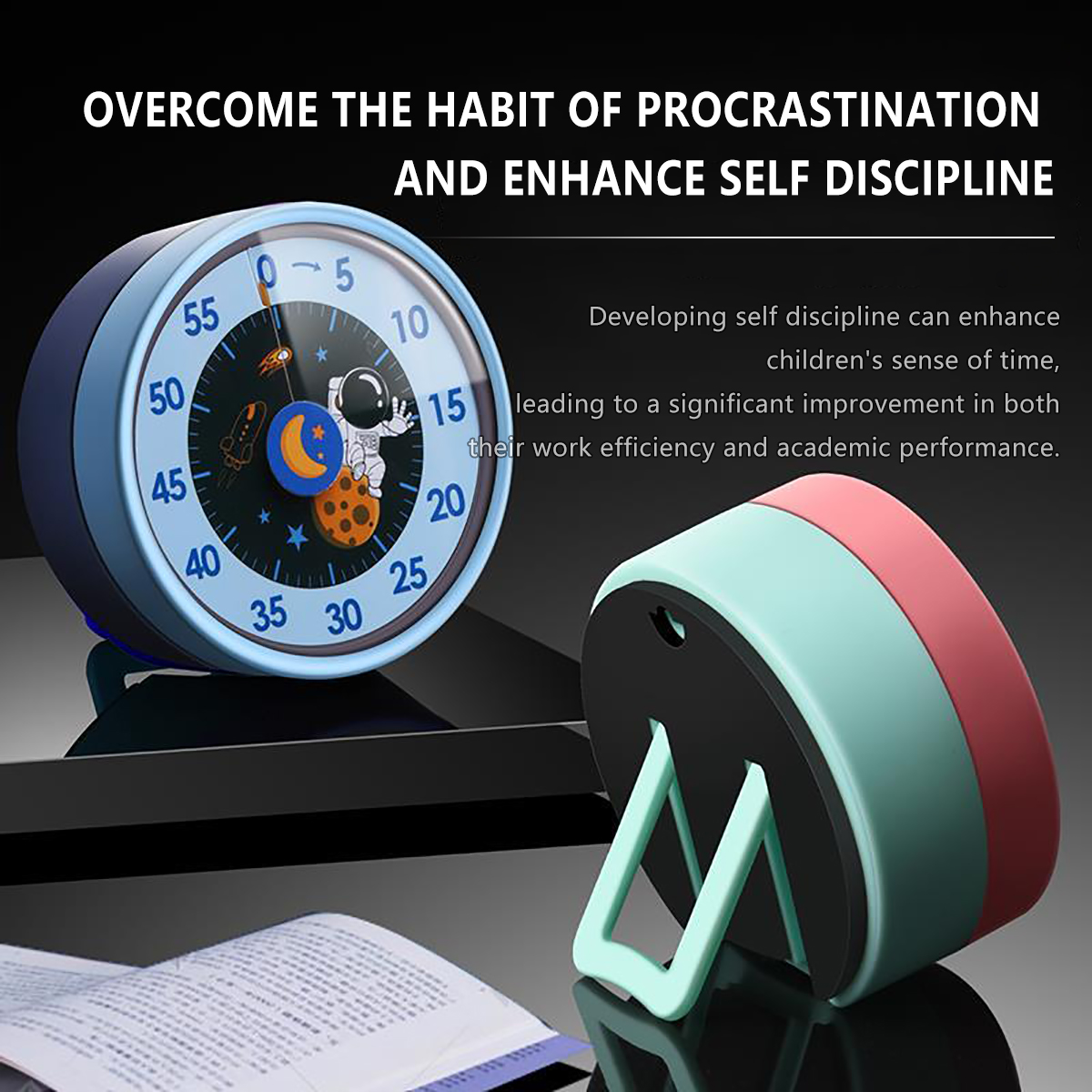 Kitchen reminder mechanical alarm clock for student self-discipline ...