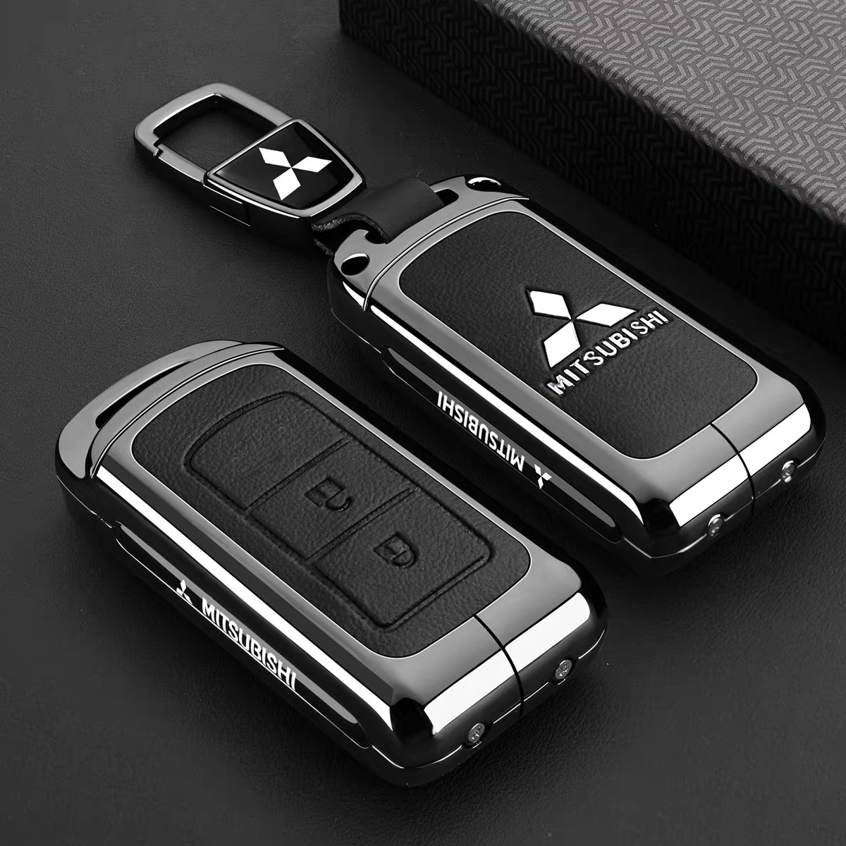 For Mitsubishi Xpander Montero Mirage G4 Strada Remote Key Leather Case ...