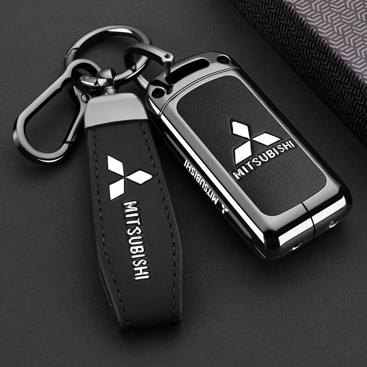 For Mitsubishi Xpander Montero Mirage G4 Strada Remote Key Leather Case ...