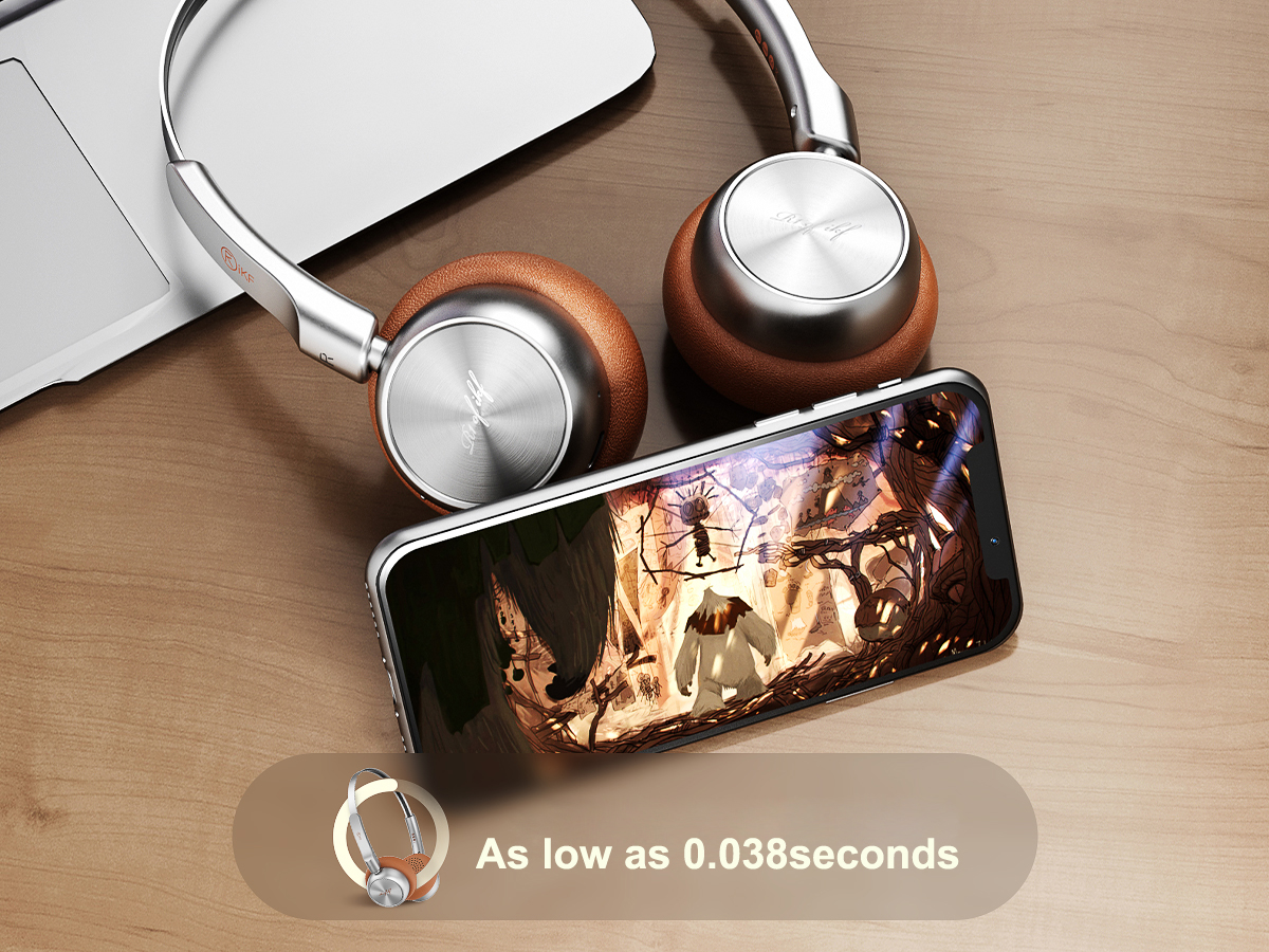 iKF R1 Retro Wireless Bluetooth Headphones, Built-in Mic, Vintage ...