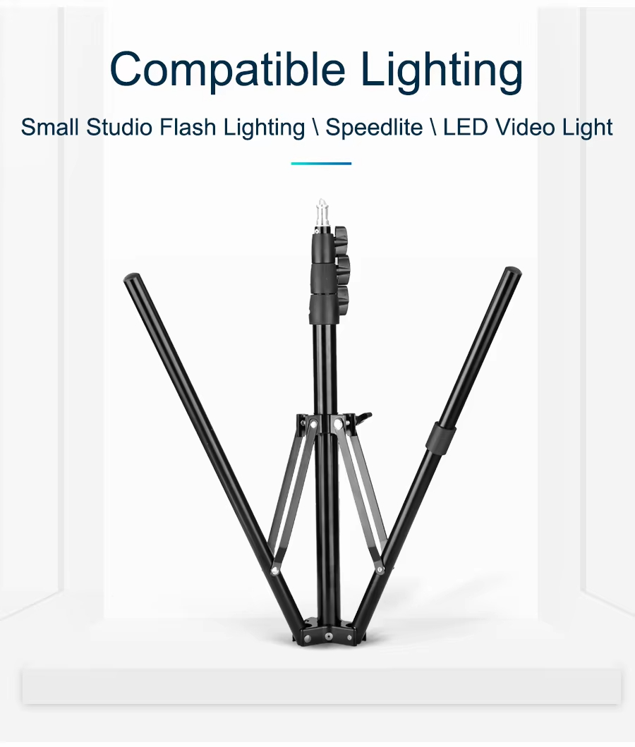 Reverse Fold 4 Section Light Stand 180cm for Studio Flash,Portable ...