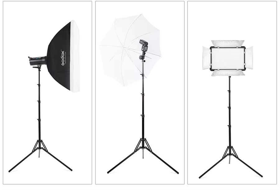 Reverse Fold 4 Section Light Stand 180cm for Studio Flash,Portable ...