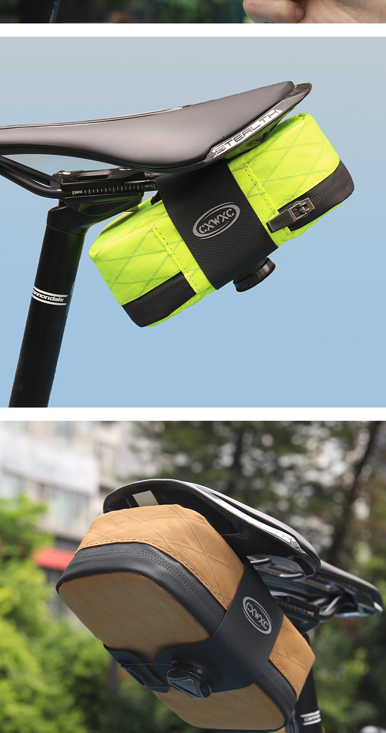 CXWXC Mini Bicycle Saddle Bag BOA System 0.6L Lightweight Small MTB ...