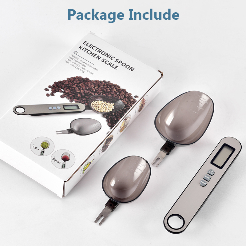 KIPRUN Food Spoon Scale, 0.1g/500g Digital Kitchen Scale, Stainless ...