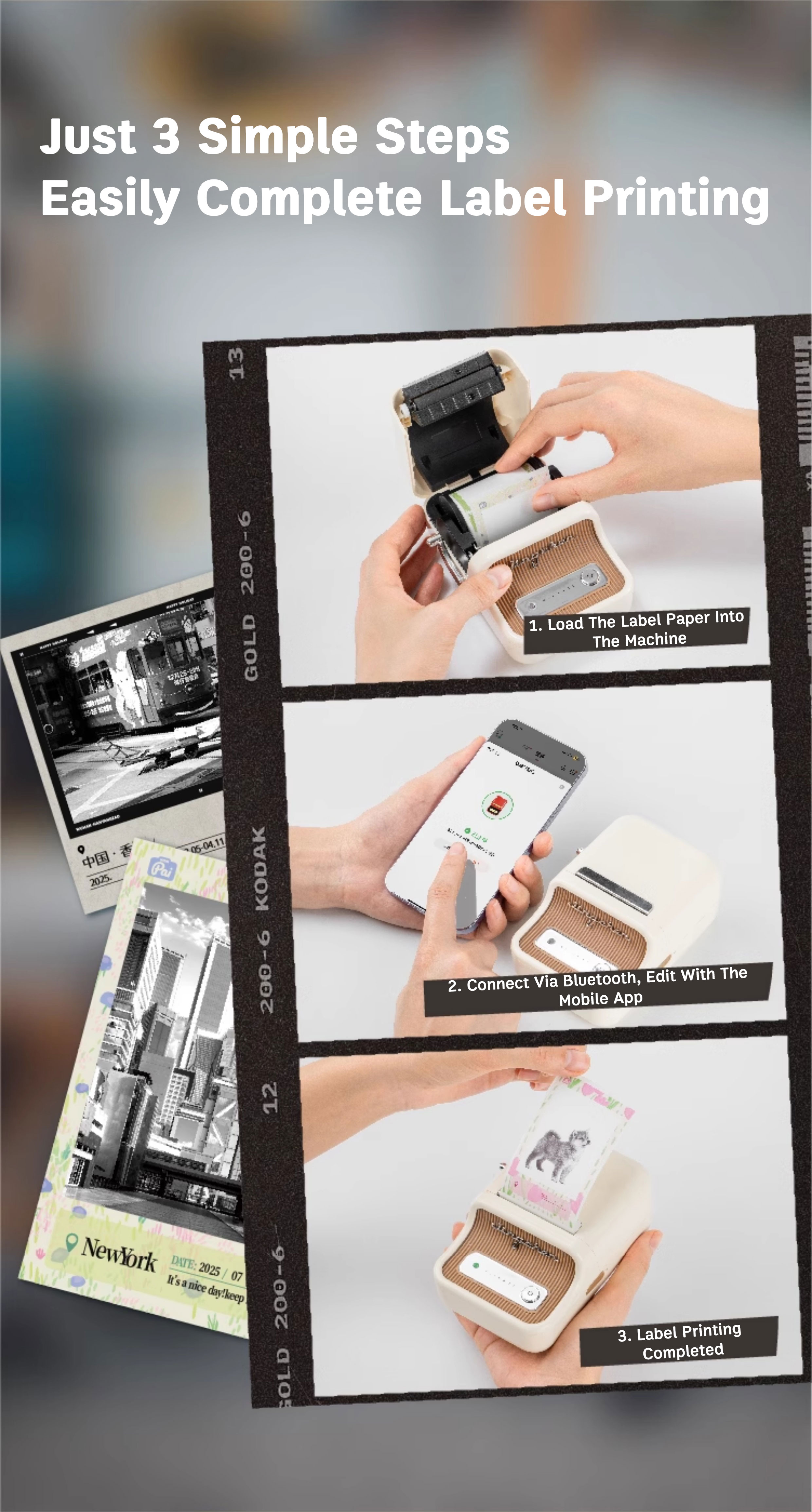 NIIMBOT B21Pro Specialty Photo Paper, Image and Photo Label Stickers ...