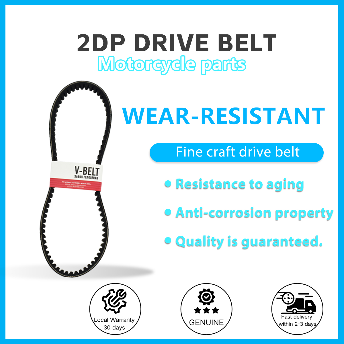 YAMAHA Original Yamaha 2DP-E7641-00 V-Belt - Perfect Fit NMAX V1 ...