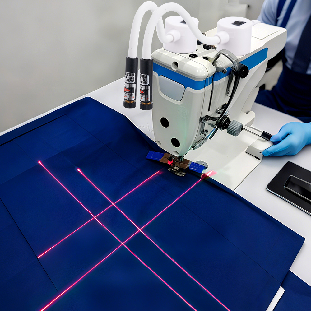 Industrial Laser Positioning Light for Cutting Bed - USB Cross/Line ...